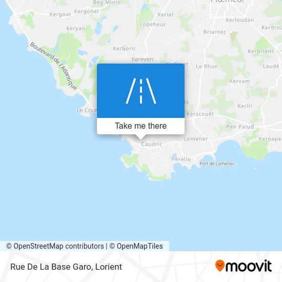 Rue De La Base Garo map