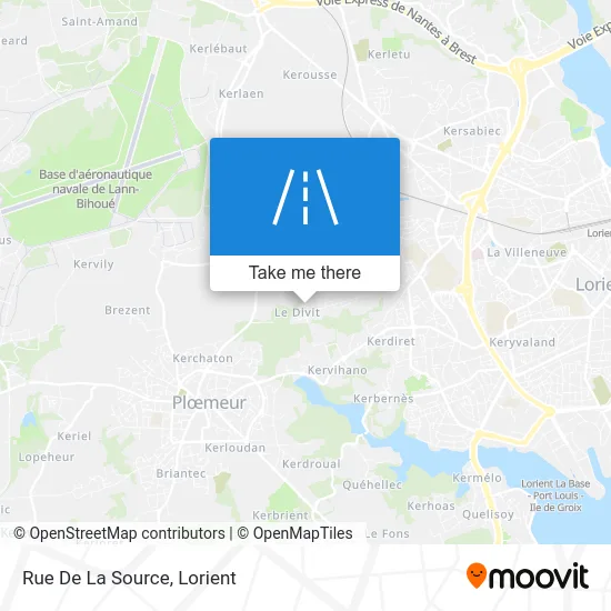 Rue De La Source map