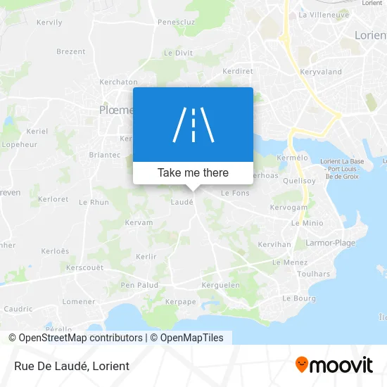 Rue De Laudé map