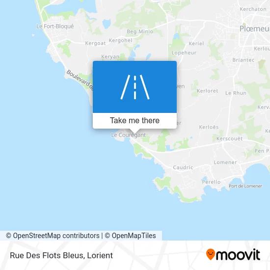 Rue Des Flots Bleus map