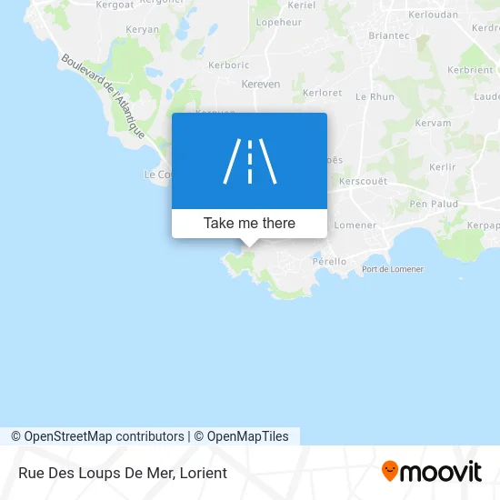 Rue Des Loups De Mer map