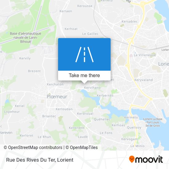 Rue Des Rives Du Ter map