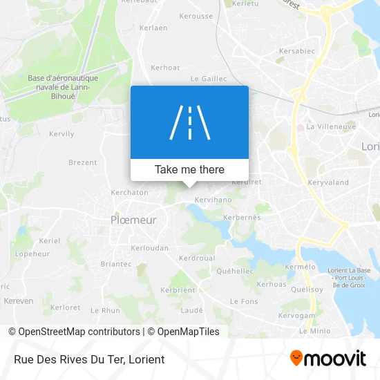 Rue Des Rives Du Ter map