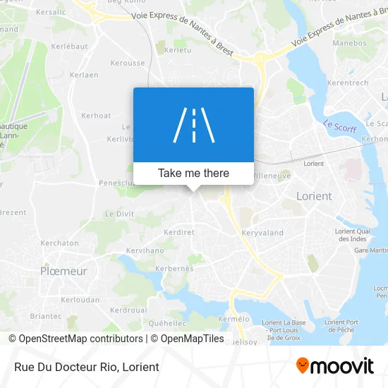 Rue Du Docteur Rio map