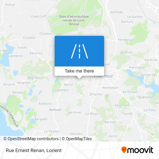 Rue Ernest Renan map