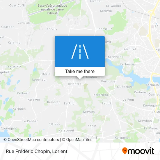 Rue Frédéric Chopin map