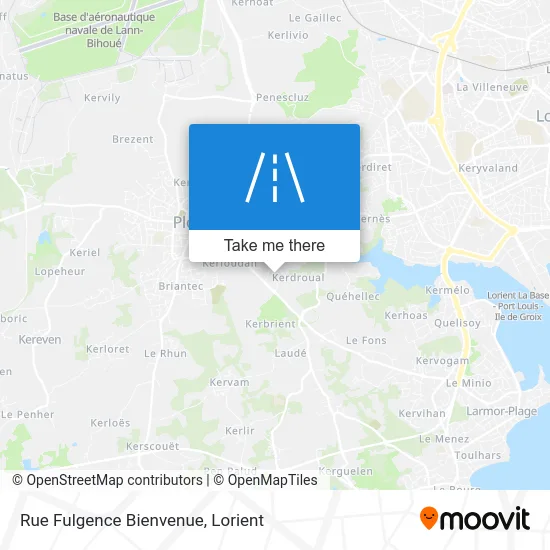 Rue Fulgence Bienvenue map