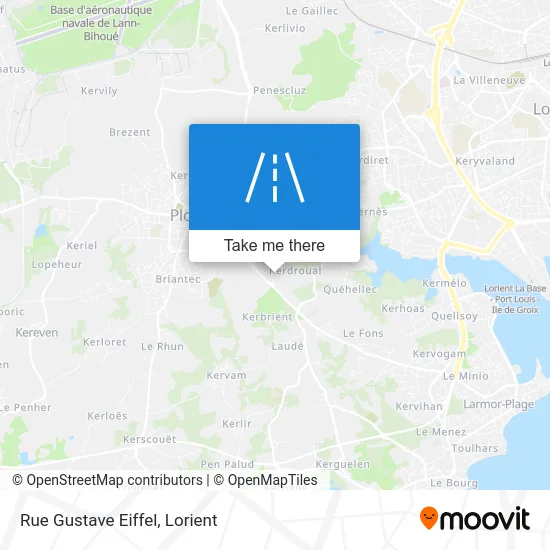 Rue Gustave Eiffel map