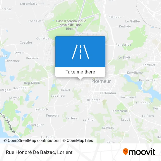 Rue Honoré De Balzac map