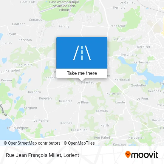 Rue Jean François Millet map