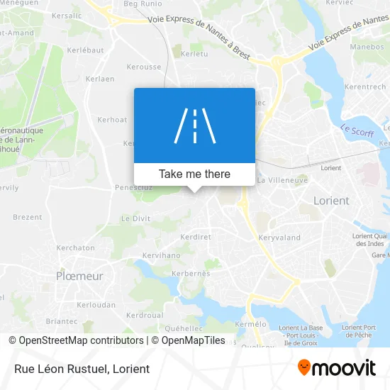 Rue Léon Rustuel map