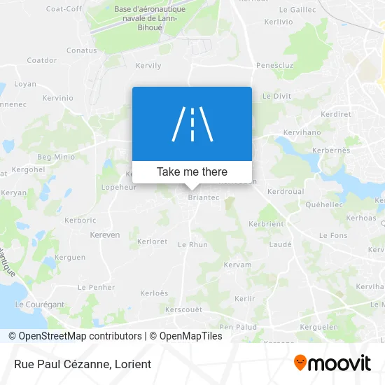 Rue Paul Cézanne map