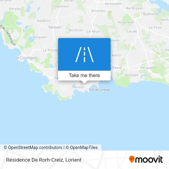 Résidence De Rorh-Creiz map