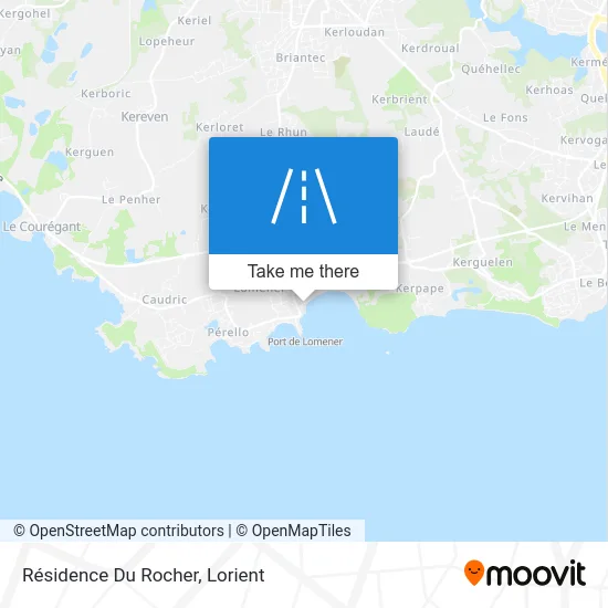 Résidence Du Rocher map