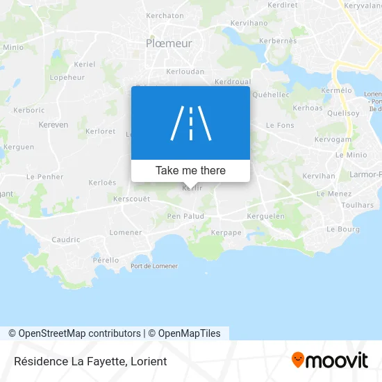 Résidence La Fayette map