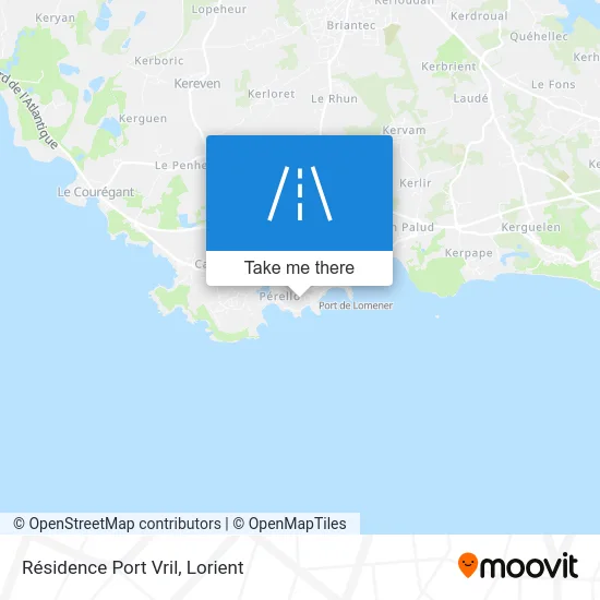 Résidence Port Vril map