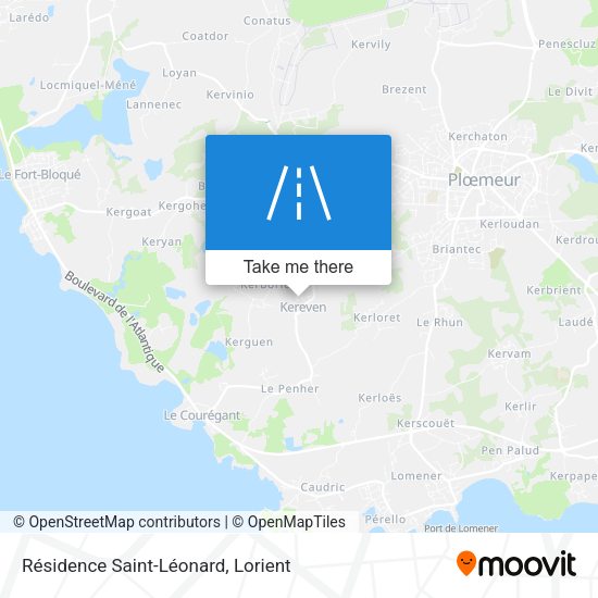 Résidence Saint-Léonard map
