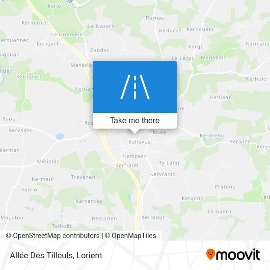 Allée Des Tilleuls map