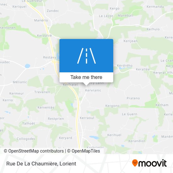 Rue De La Chaumière map