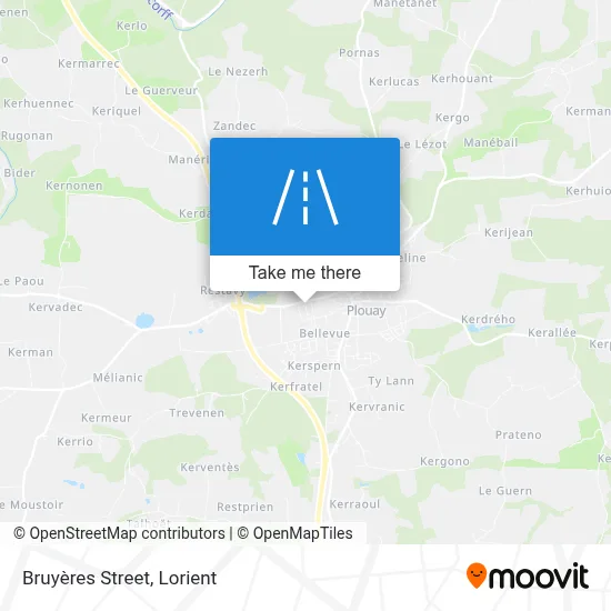 Rue Des Bruyères map