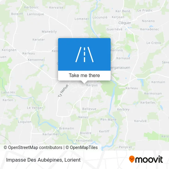 Impasse Des Aubépines map