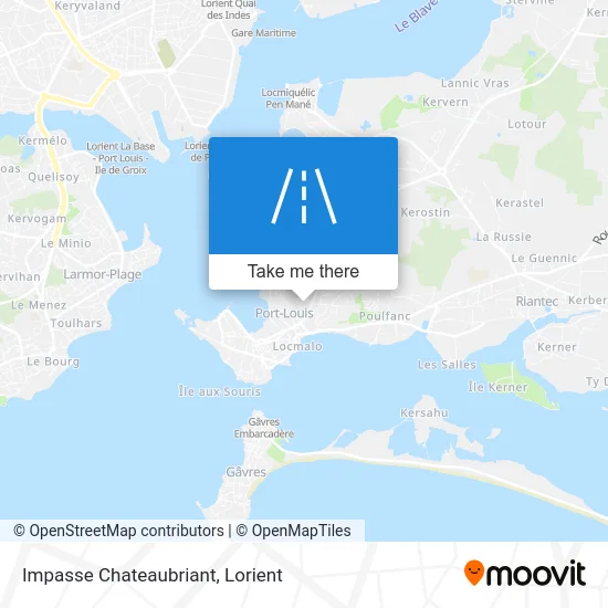 Impasse Chateaubriant map