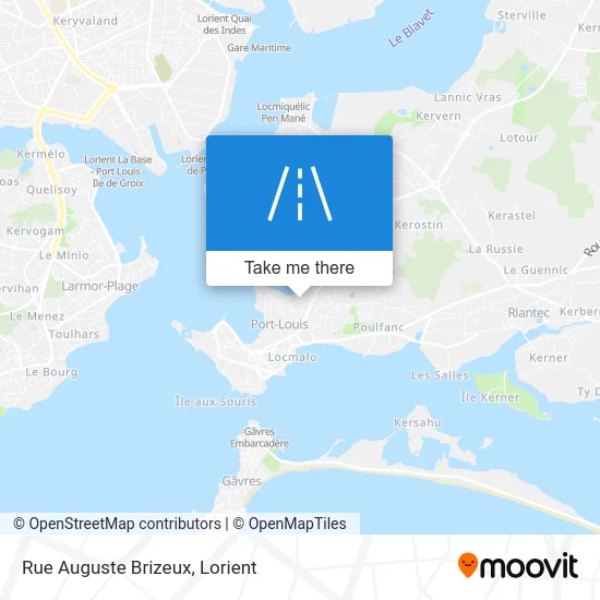 Rue Auguste Brizeux map