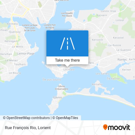 Rue François Rio map
