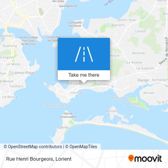 Rue Henri Bourgeois map