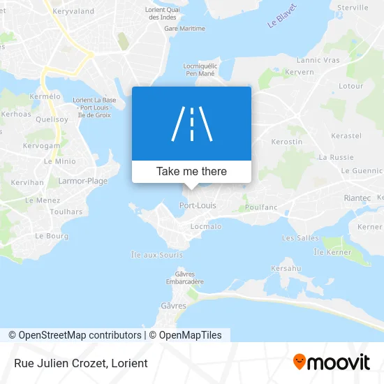 Rue Julien Crozet map