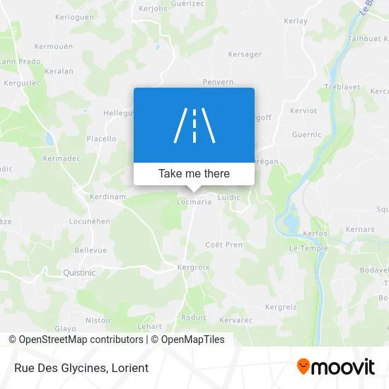 Rue Des Glycines map