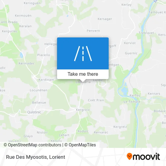 Rue Des Myosotis map