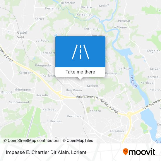 Impasse E. Chartier Dit Alain map
