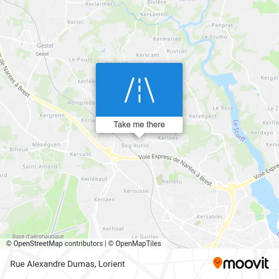 Rue Alexandre Dumas map