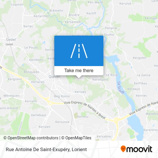Rue Antoine De Saint-Exupéry map