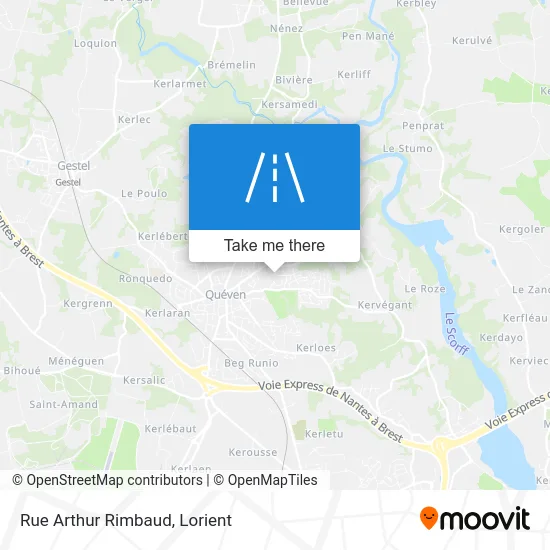 Rue Arthur Rimbaud map