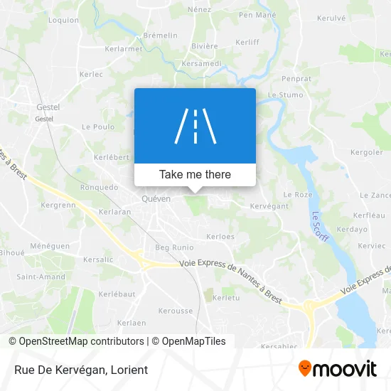 Rue De Kervégan map