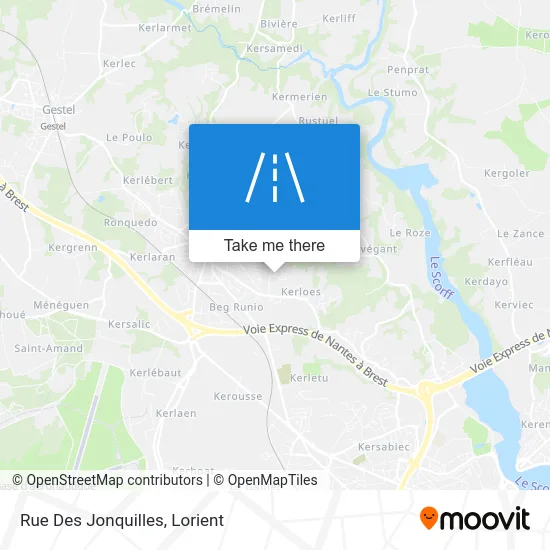 Rue Des Jonquilles map