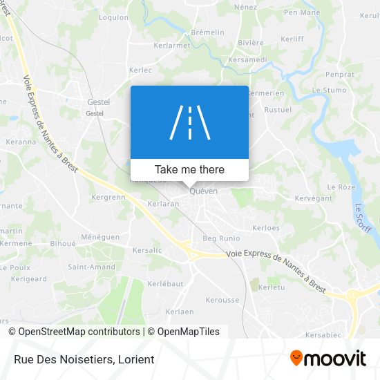 Rue Des Noisetiers map