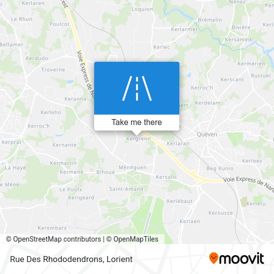 Rue Des Rhododendrons map