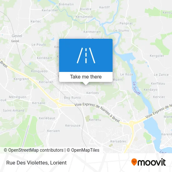 Rue Des Violettes map