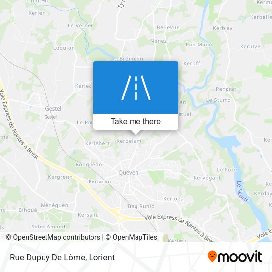 Rue Dupuy De Lôme map