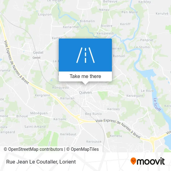 Rue Jean Le Coutaller map