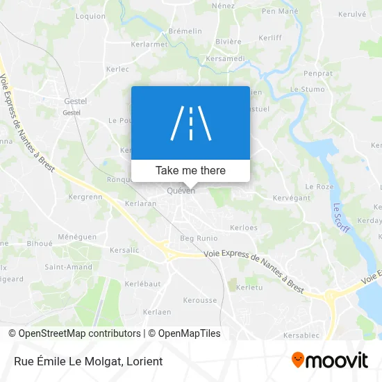 Rue Émile Le Molgat map