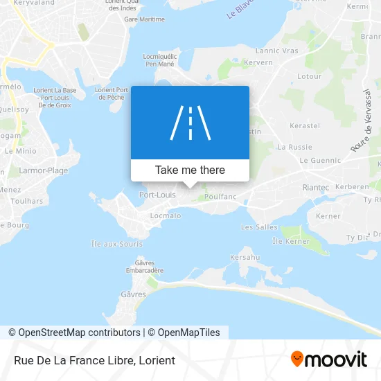 Rue De La France Libre map