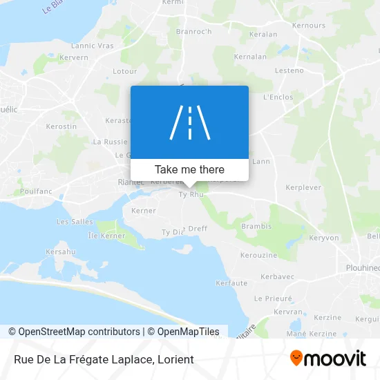 Rue De La Frégate Laplace map