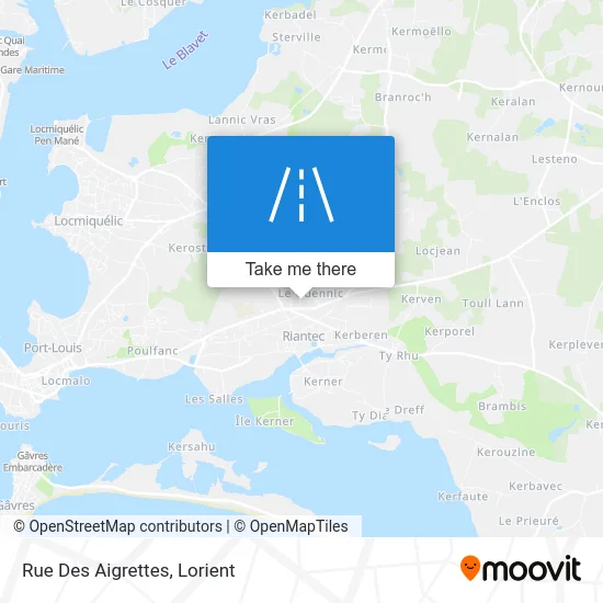 Rue Des Aigrettes map