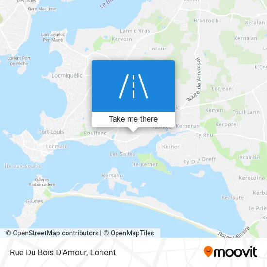 Rue Du Bois D'Amour map