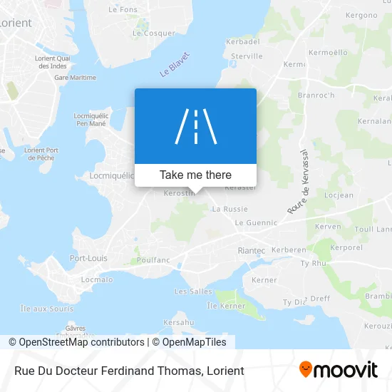 Rue Du Docteur Ferdinand Thomas map