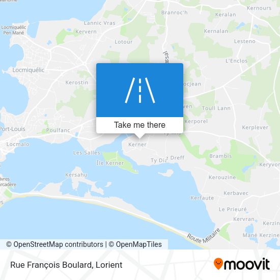Rue François Boulard map